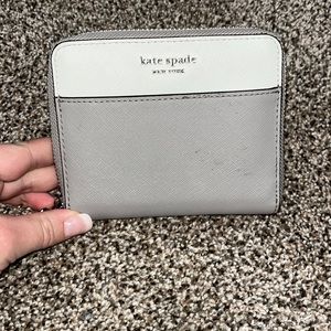Grey Kate Spade Wallet